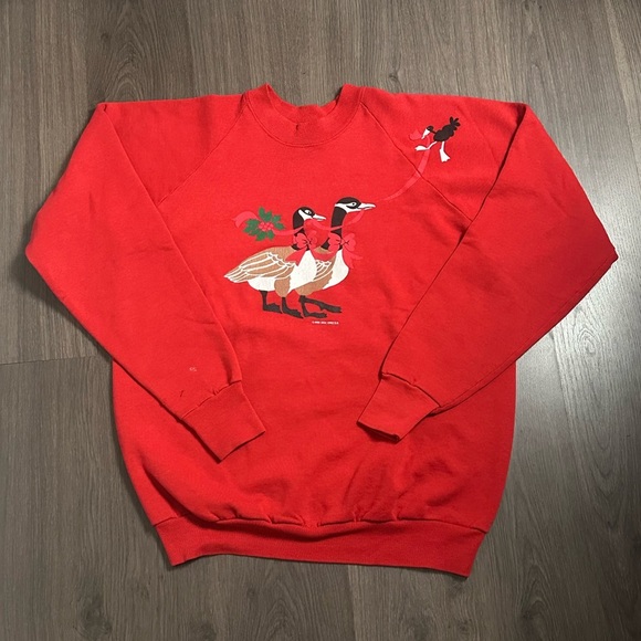 Vintage 1988 Doc Drizzle Graphic Sweater - Picture 1 of 8